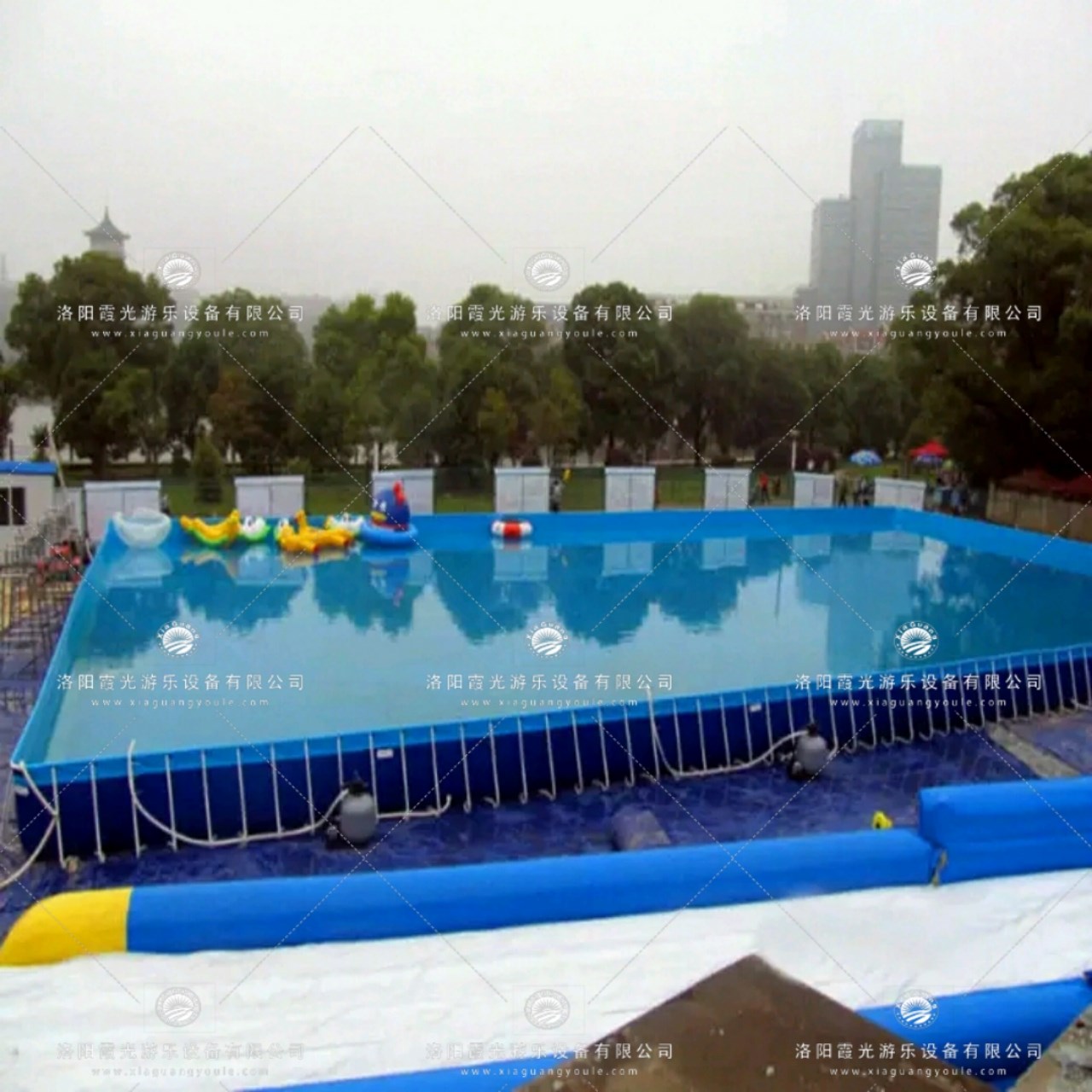 南乐大型支架游泳池